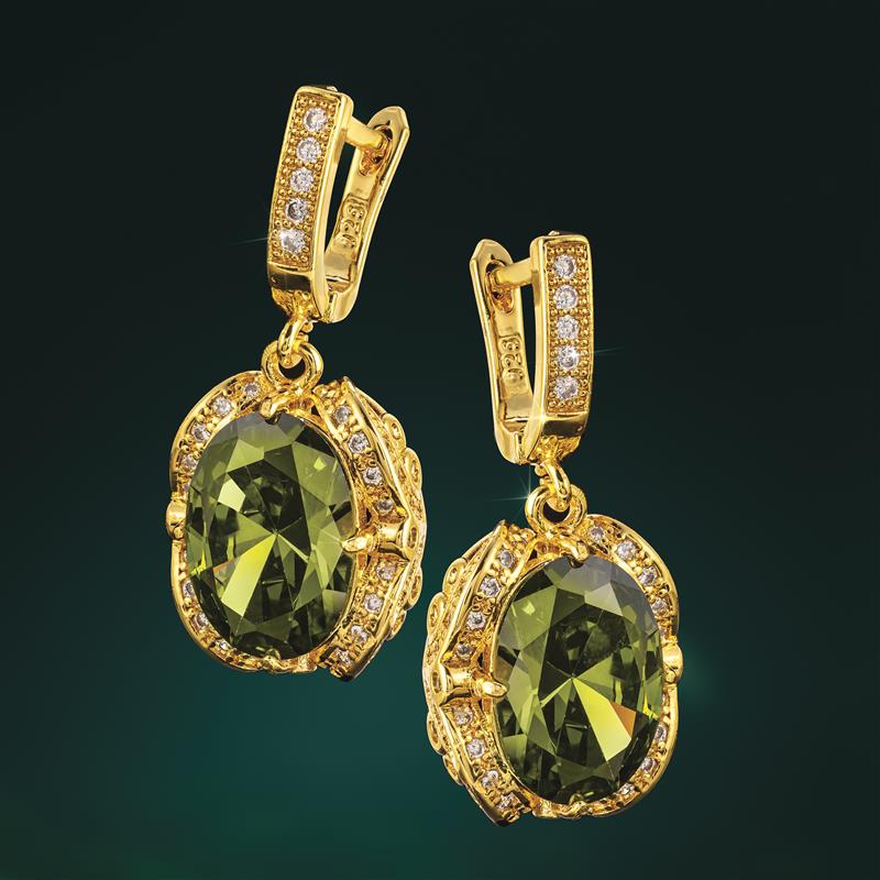 Green Elusion Earrings